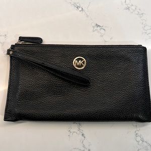 Michael Kors Black Wristlet